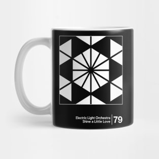 ELO - Shine A Little Love / Minimal Style Graphic Artwork Design Mug